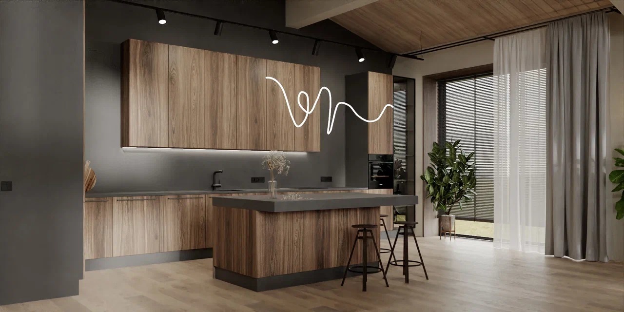 Дом-шале городского типа 