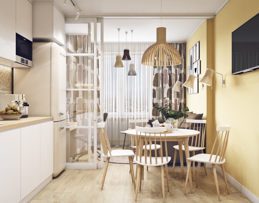 Скандинавский интерьер в ЖК "Жизнь"