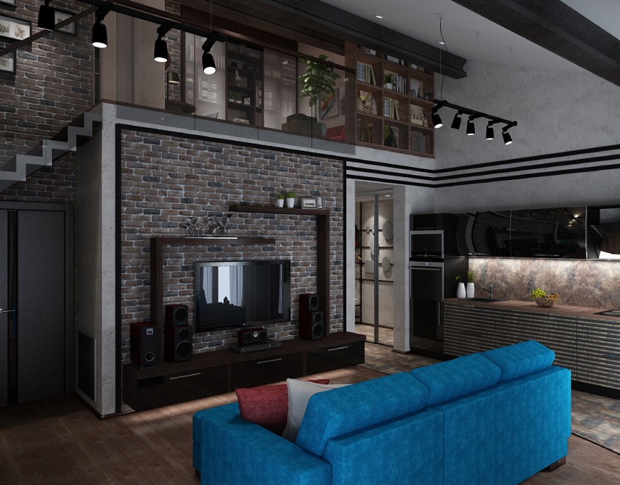 Двухуровневая квартира с видом на море 